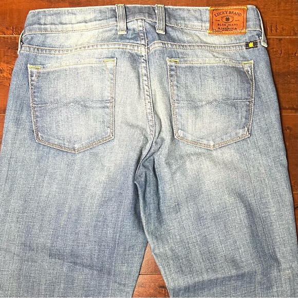 LUCKY BRAND Denim Charlie Baby Boot Patterson Wash Bootcut Jeans Size 4 / 27 - Picture 5 of 12